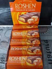 Етикетки від шоколадних батончиків Рошен