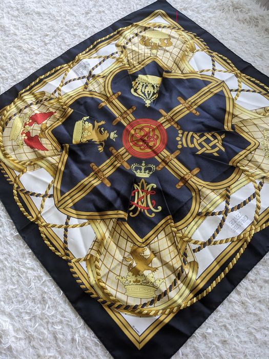 Hermes шовкова хустка шов роуль  оригінал шарф преміум бренду