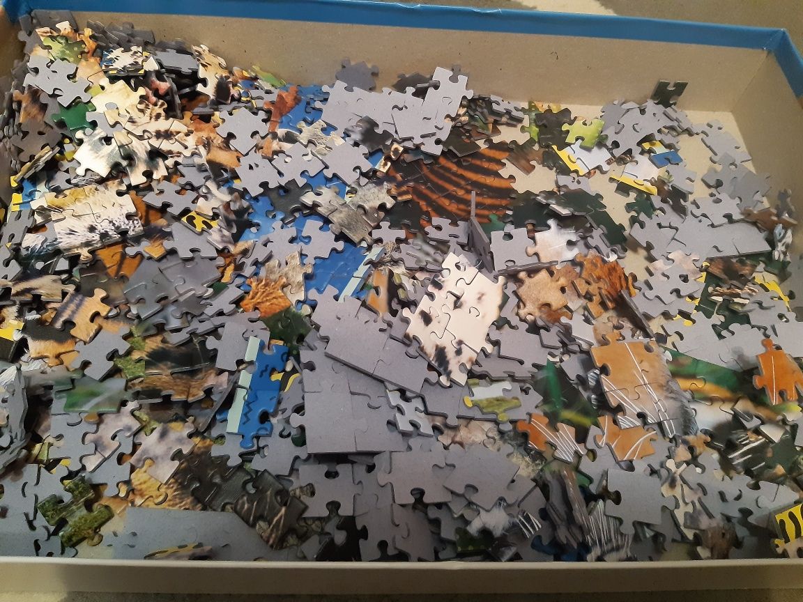 Ekologiczne Puzzle 1000 elementów Animal Planet z recyklingu