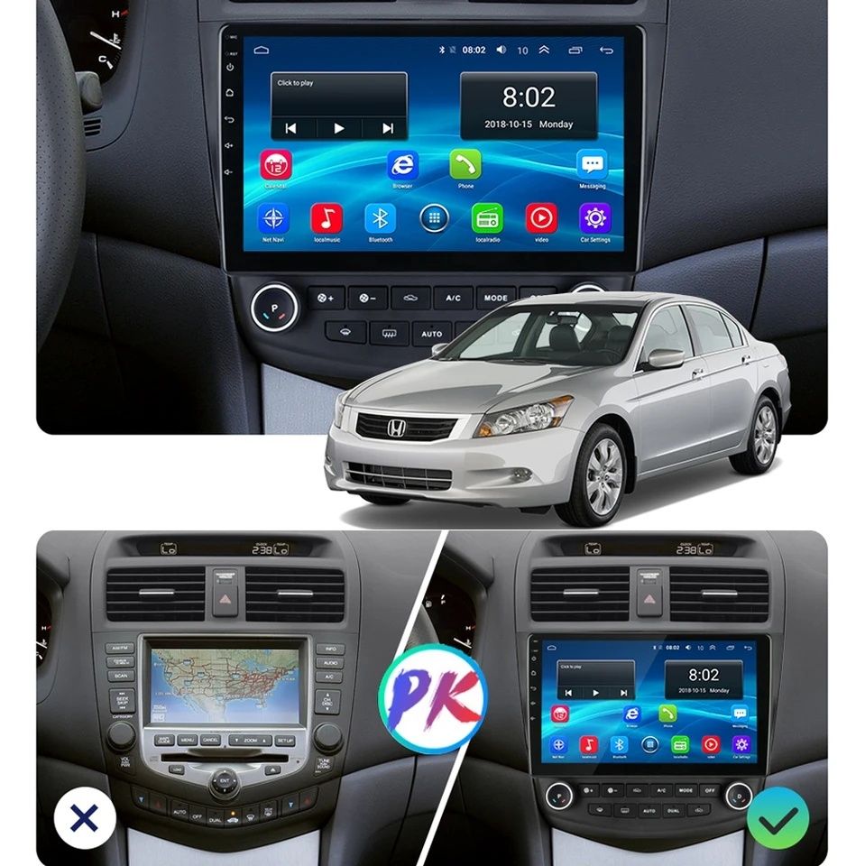 Radio nawigacja Honda ACCORD 7 Android naci gps