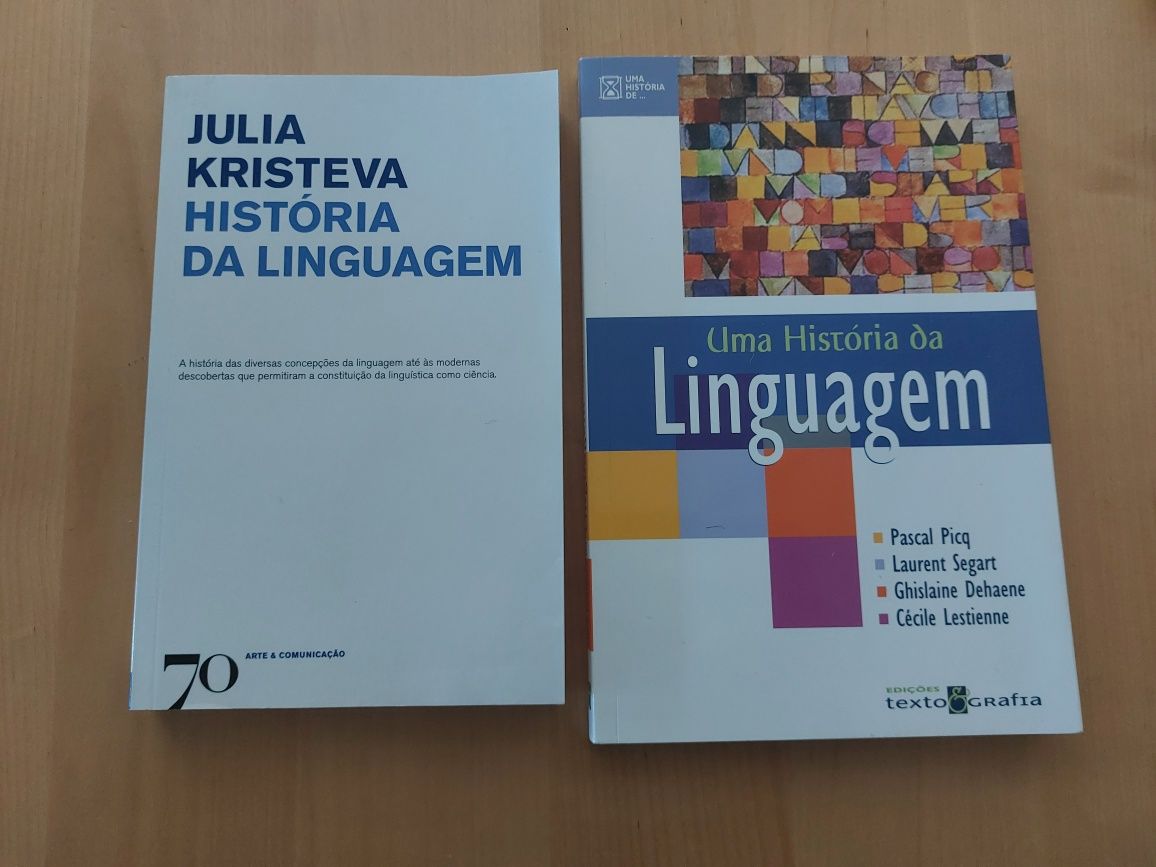 2 livros sobre a História da Linguagem