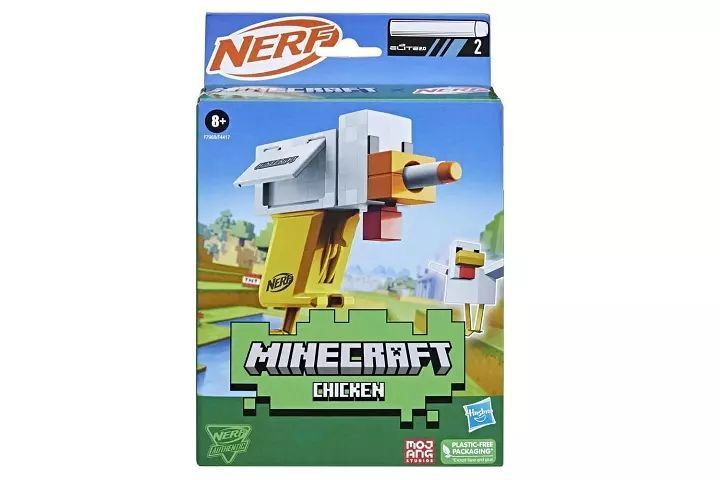 NERF Minecraft micro chicken F7968 /6. Hasbro