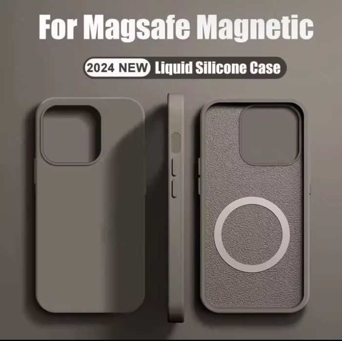 Рідкий силіконовий магнітний чохол For Magsafe для For iPhone 12