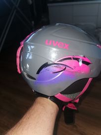 Kask narciarski Uvex dziecięcy-młodzieżowy