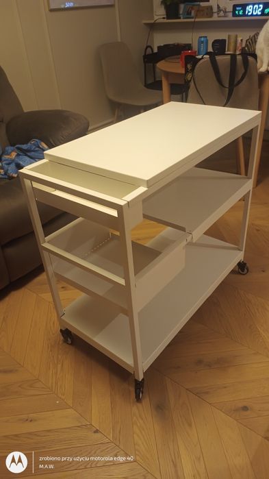 Ikea trotten wyspa kuchenna/wózek biały