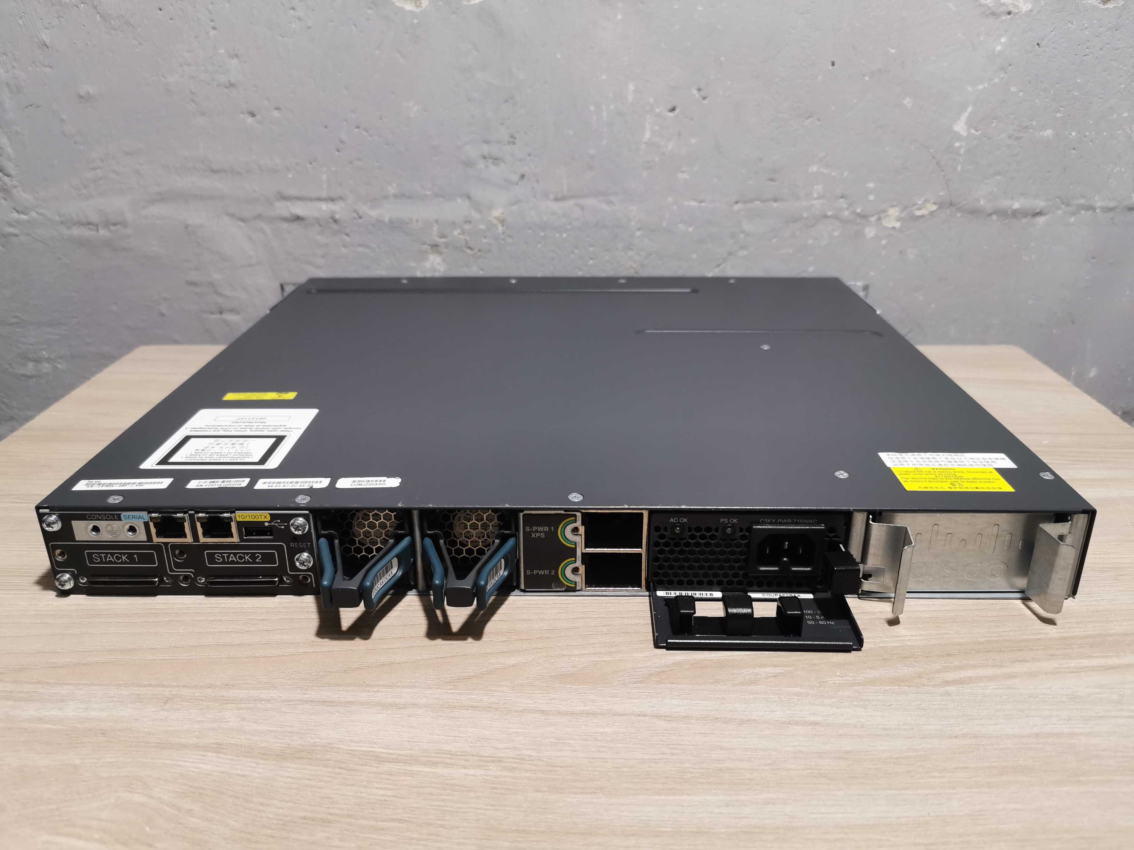 Коммутатор Cisco Catalyst 3750X-48P-L(WS-C3750X-48P-L) нал/безнал