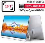 Монітор портативний 161FCJ / 16.1'' / IPS / 1920x1080 / Type-C / HDMI