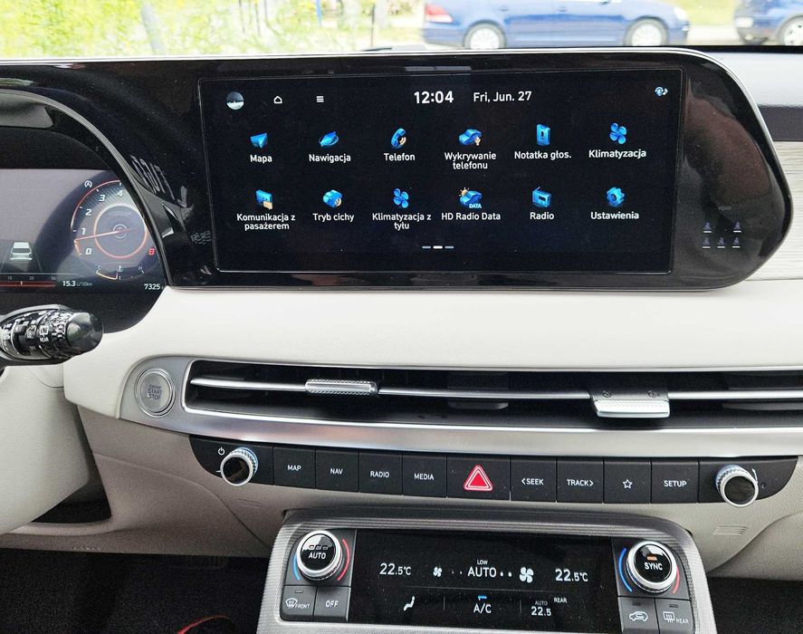 Hyundai KIA Konwersja US-EU Polskie Menu Mapa Europy Wrocław