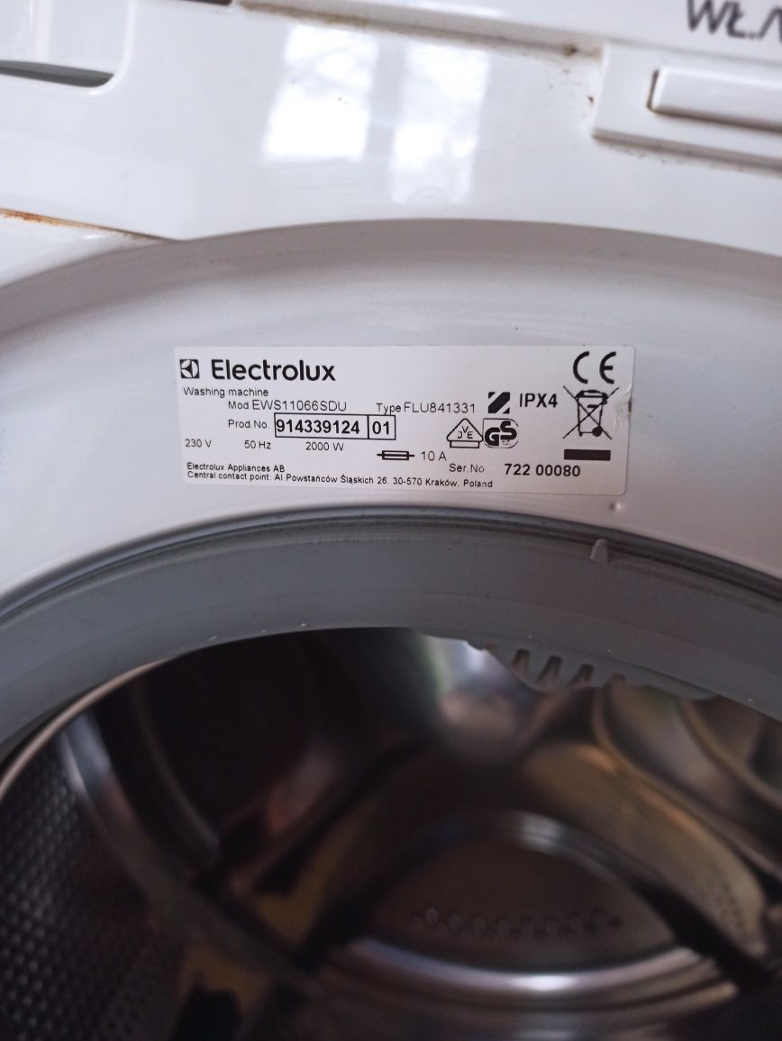 Pralka Electrolux EWS11066SDU na części