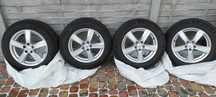 Alufelgi Dezent Tu Silver 5x112,et45 oponyMichelin 215x65 R17 PassatB8