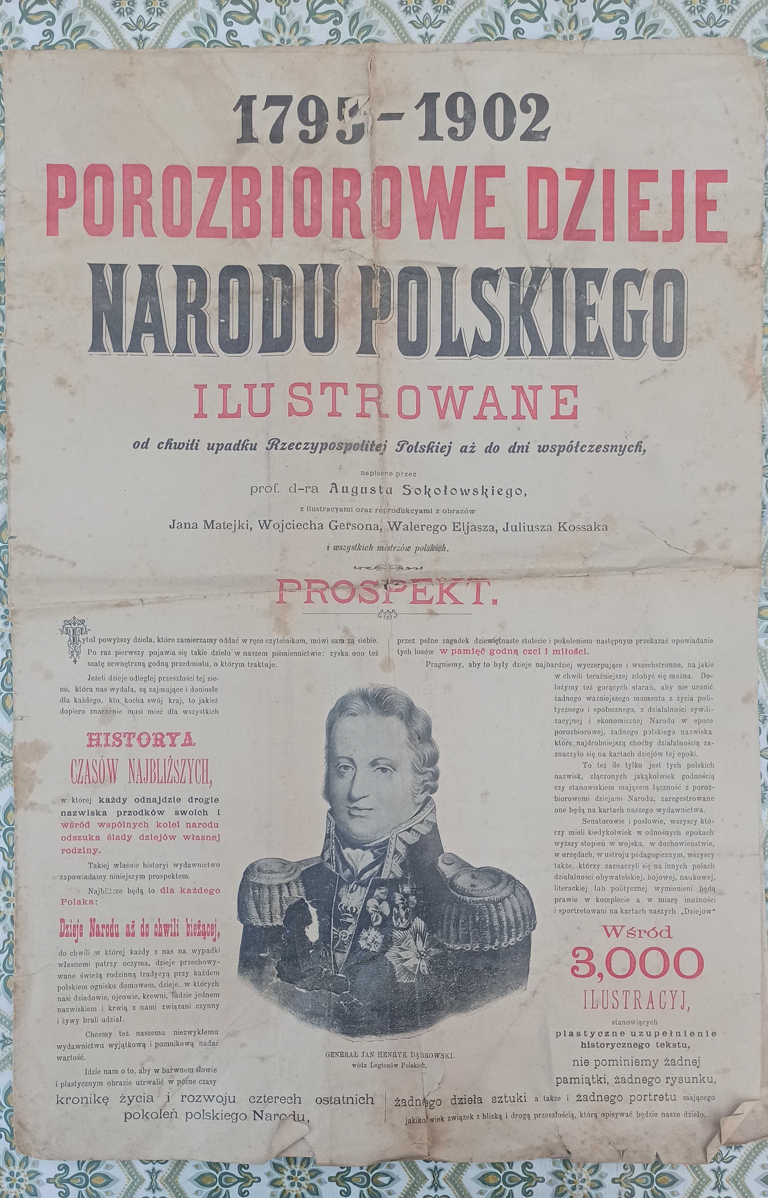 Zabytkowy artykuł "Porozbiorowe dzieje Polski", 1902 rok