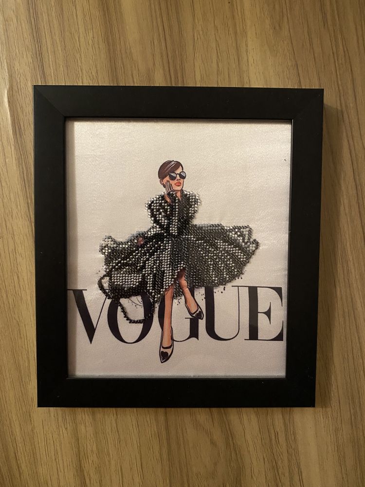 Картина бисером Vogue