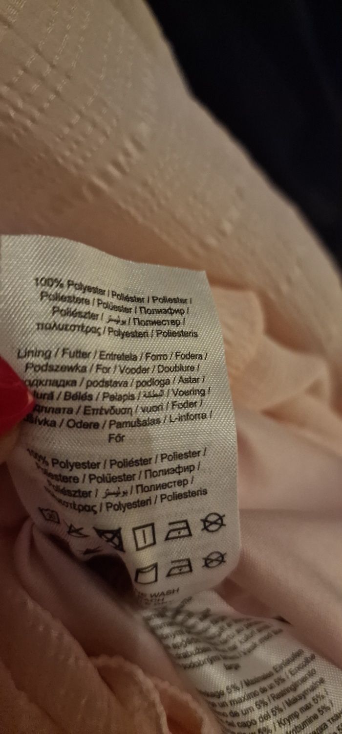 Piękna sukienka damska pudrowy róż PIG ALLE Only L