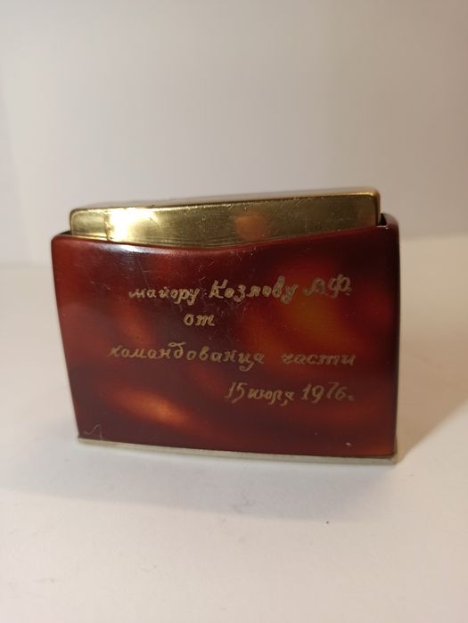 Винтажная настольная зажигалка