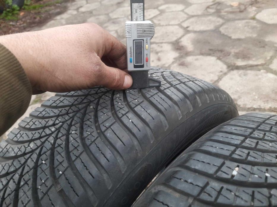 opony Goodyear 195/55/16 wielosezonowe Bieżnik 6,7-6,8mm 2024r PARA