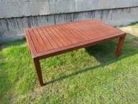 Piękny stół stolik ława balkon taras ogród dom drewno Vintage Boho