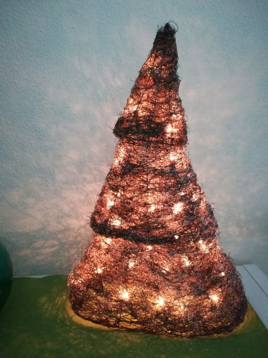 Árvore de Natal com iluminação