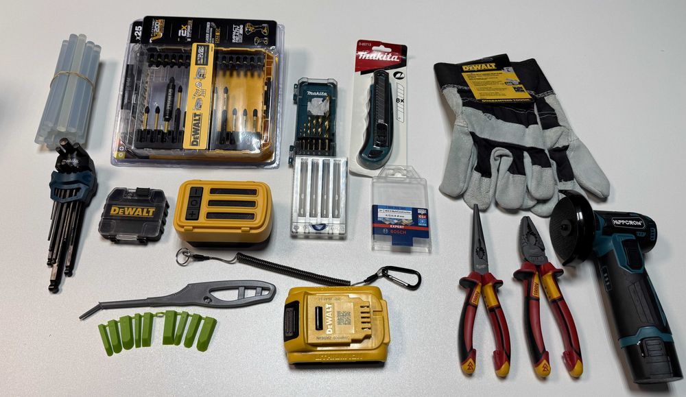 Новий інструмент від Dewalt, Makita, Milwaukee, Vessel