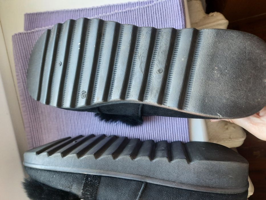 Тёплые мокасины с мехом, новые, 39р