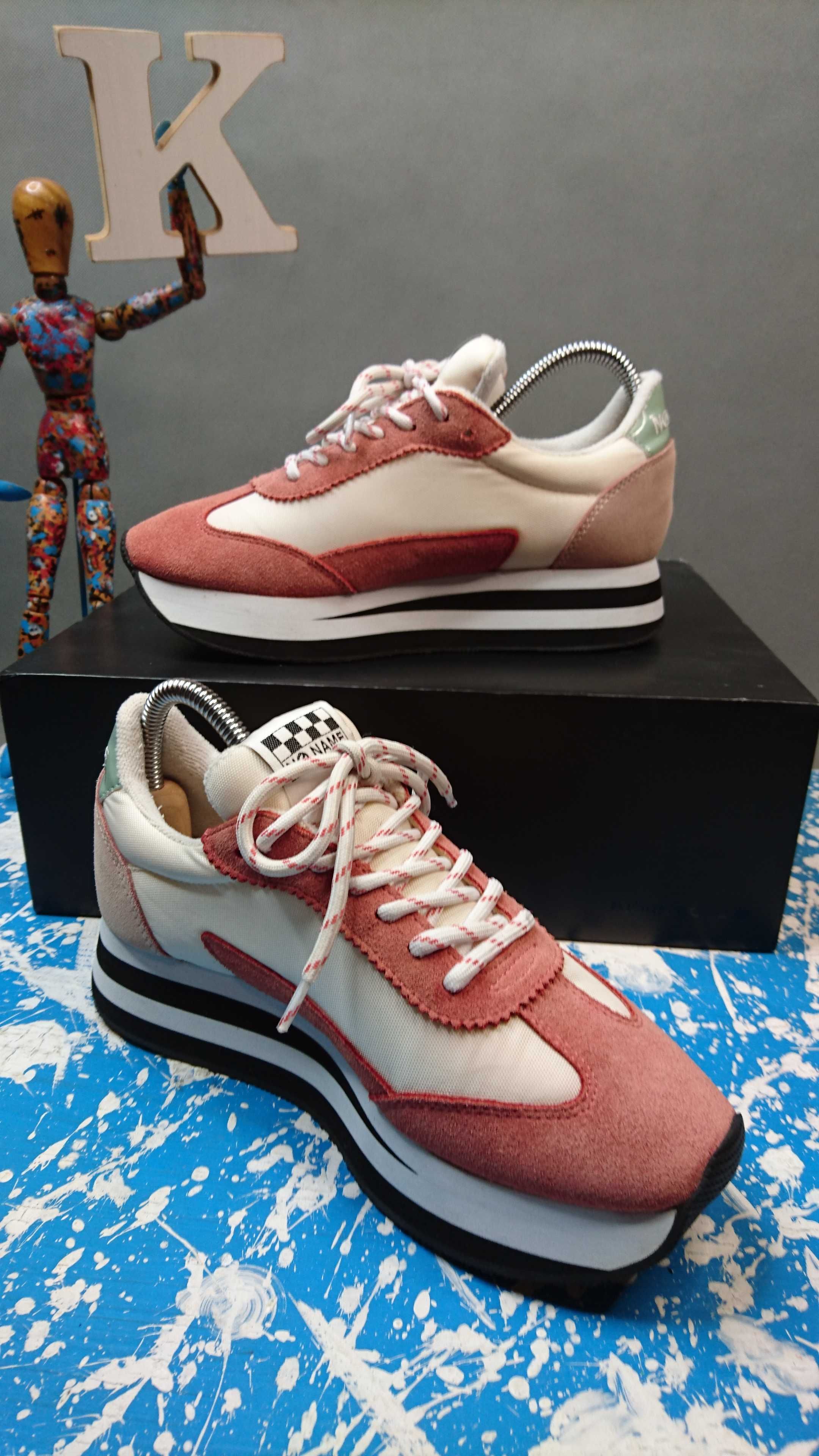 Buty No Name Flex Jogger Pink White Black R.38