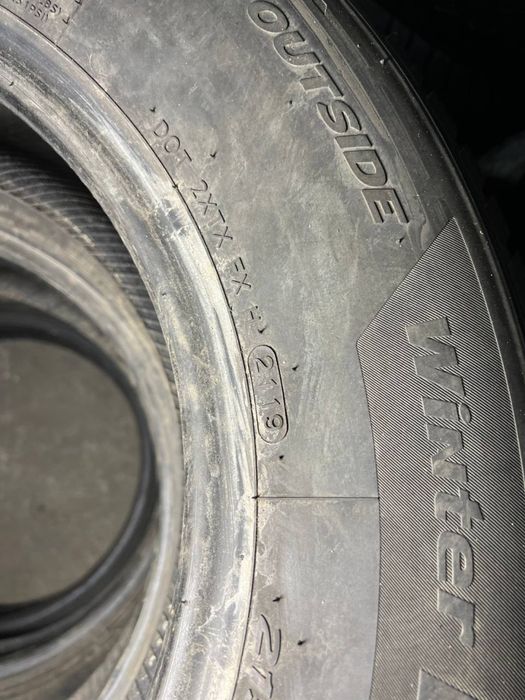 Hankook 215/70/16 пара зимних шин