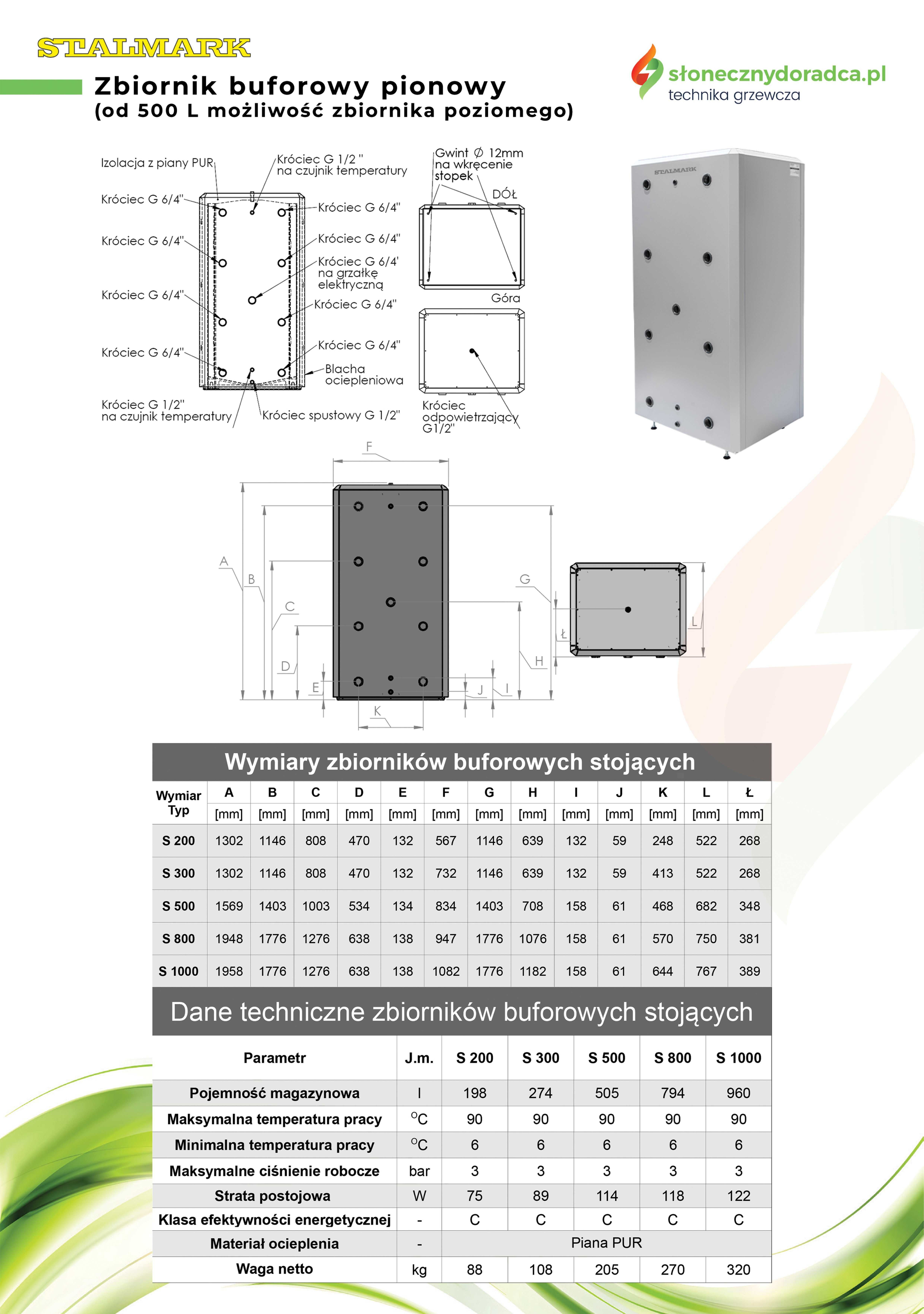 Kocioł na drewno Eco Wood Stalmark 21 kW 5 klasa Dofinansowanie