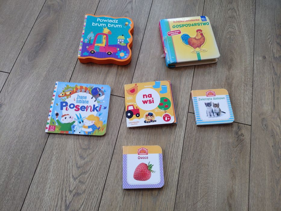 6 książeczek niemowlęcych