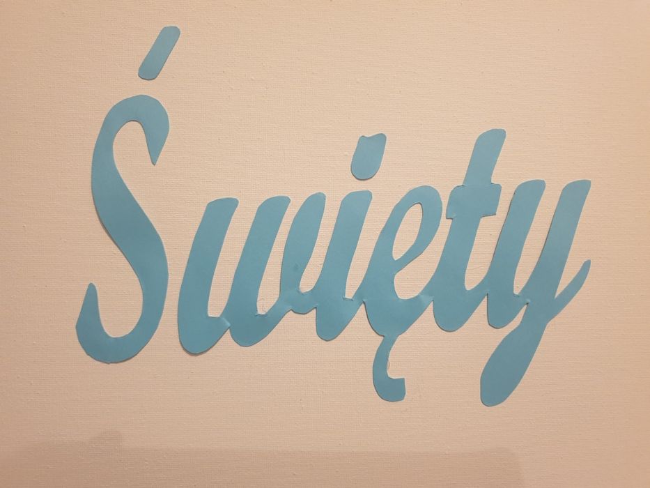 Tablica Chrzest Święty Stasia płótno 60x80cm