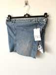 Zara nowy top jeansowy asymetryczny