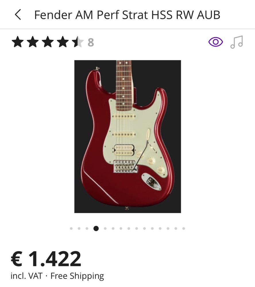 Fender Stratocaster American Performer