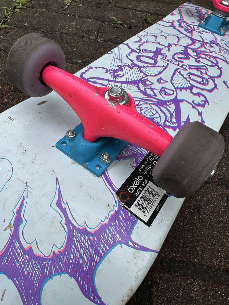 Deskorolka skateboard oxelo play 5 f-bone