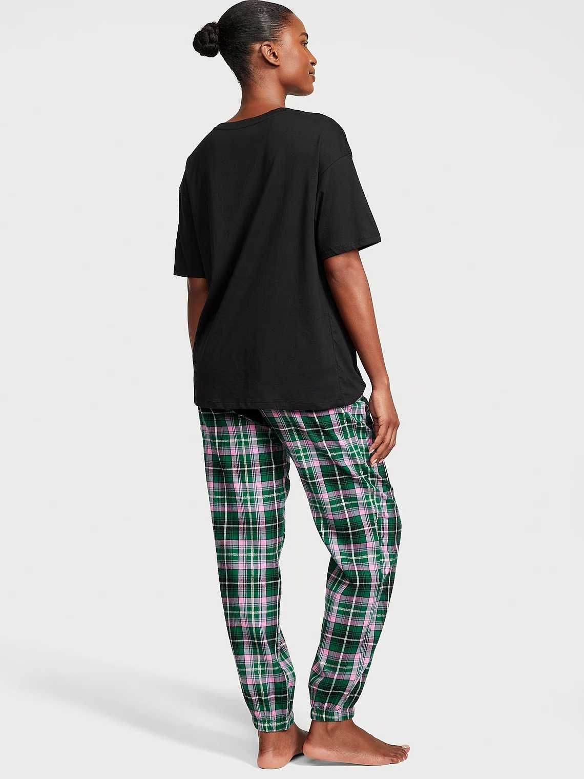 Пижама Victoria's Secret Flannel Tee-Jama Set
