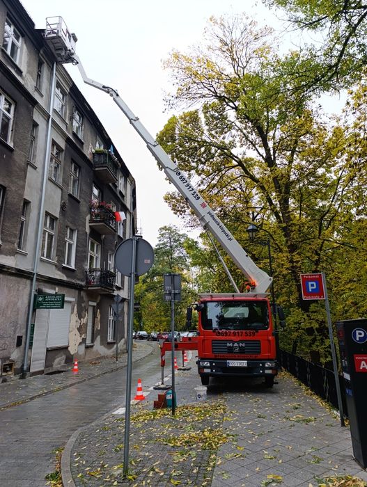 Podnośnik koszowy zwyżka 30m