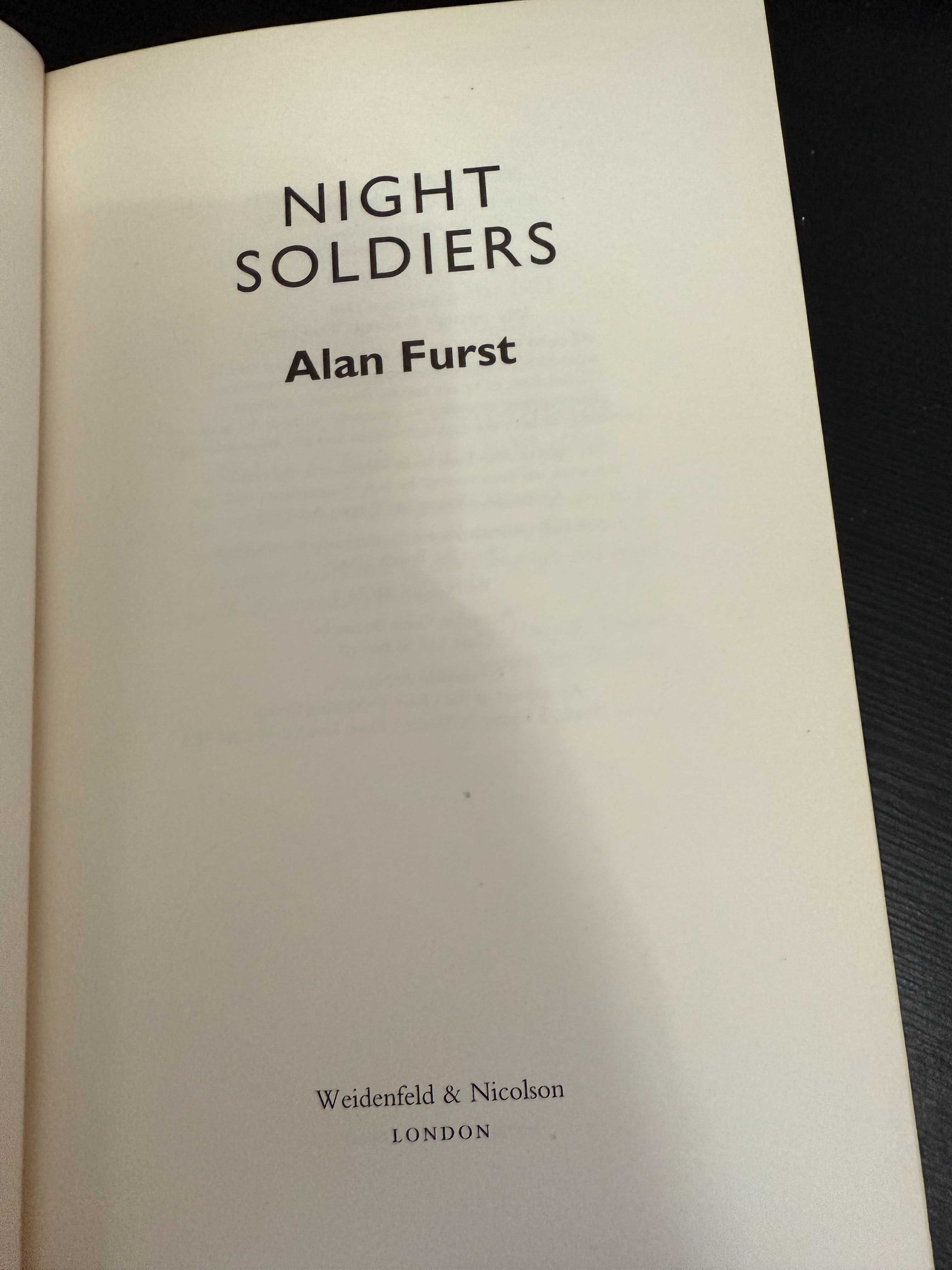 Alan Furst – Night Soldiers