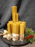 Свечи из пчелиного воска, без нефтепродуктов ( парафин, стеарин ).