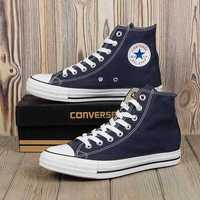 Кеди Converse All Star (Navy Hi) сині високі