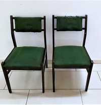krzesła zielone klasyczny wzór skarby PRL TRANSPORT