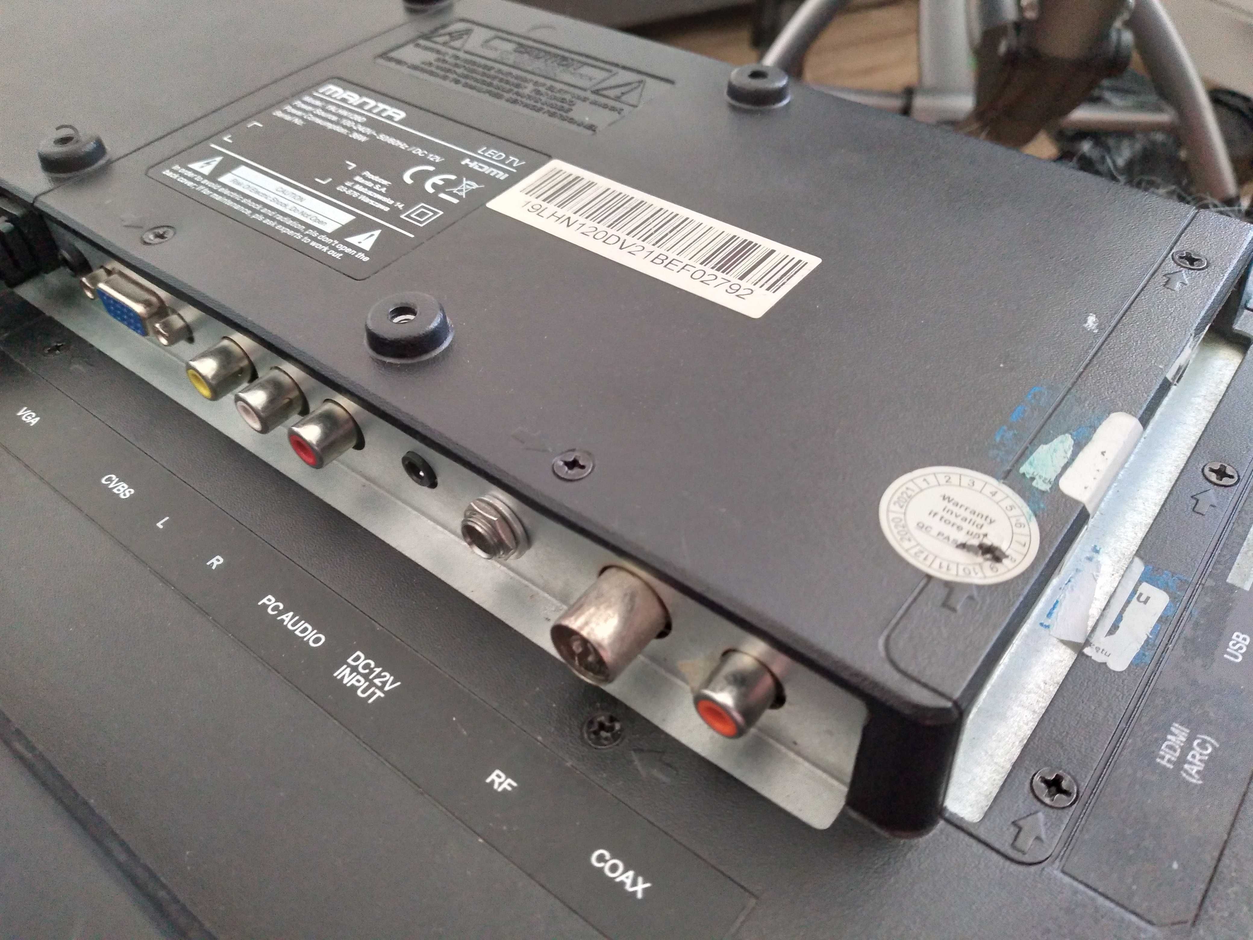 Telewizor Manta 19 i 22 cale DVBT2 HEVC bez USB zANTENA ZK TIR wysyłka