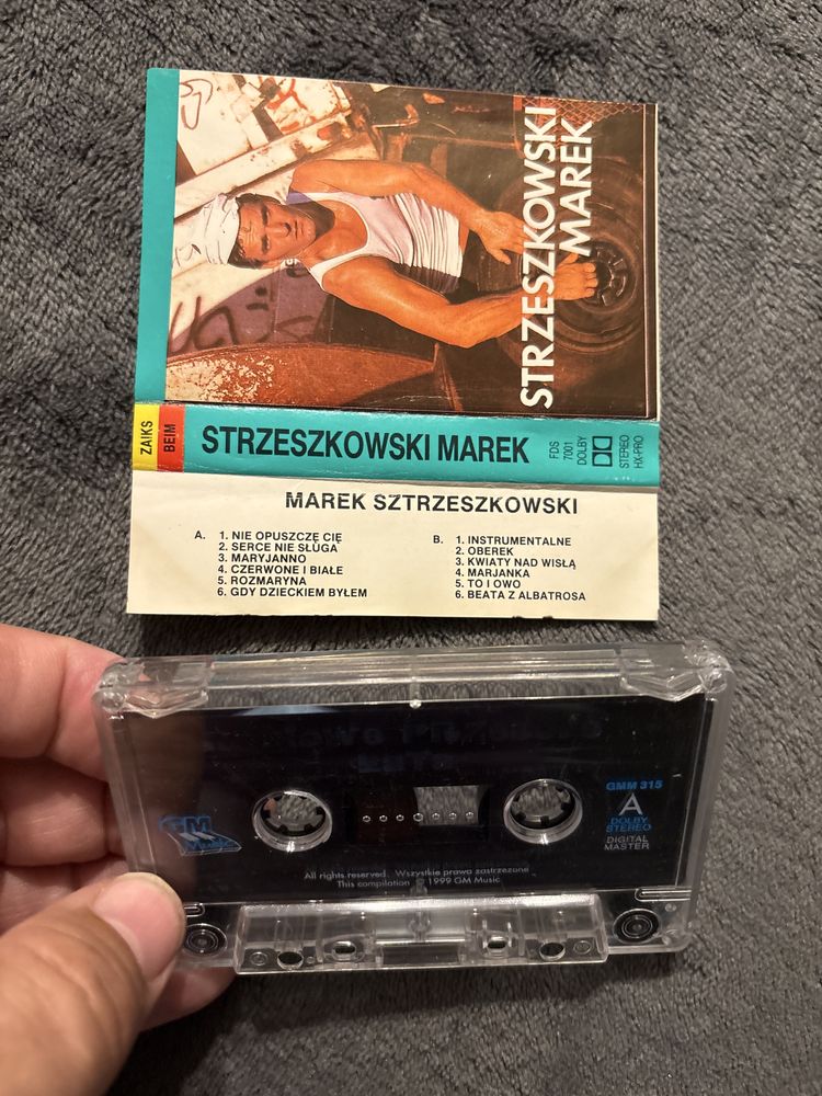 Szarotka pod Jaskółką Marek Strzeszkowski 3 biały miś kaseta audio