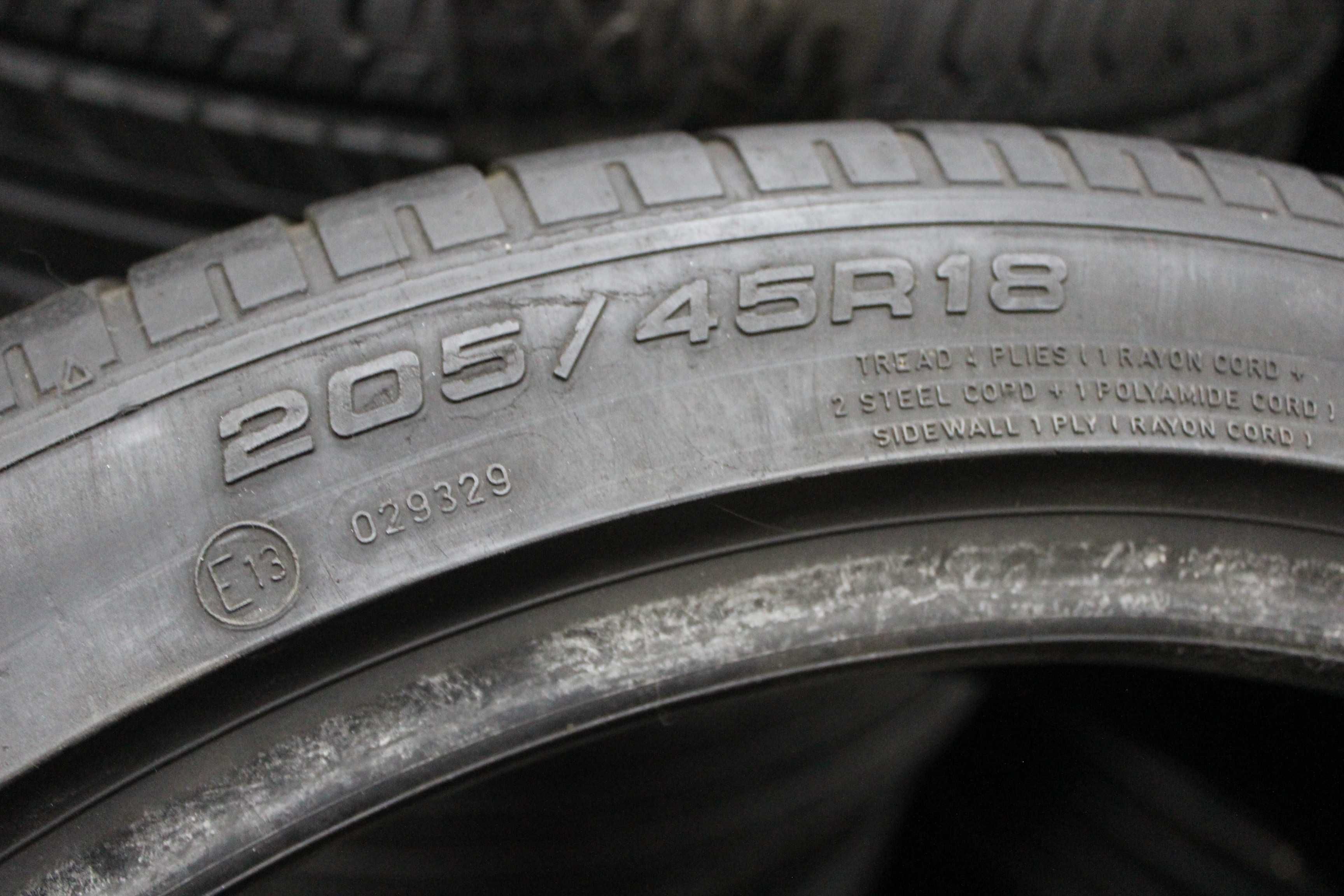 пара 2 штуки летней резины 205-45- R18 GOODYEAR Germany