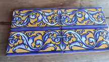 Azulejos płytki ceramiczne ręcznie malowane