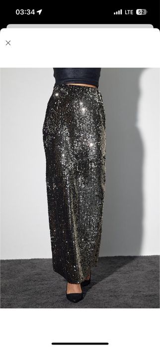 спідниця паєтки святкова новий рік довга