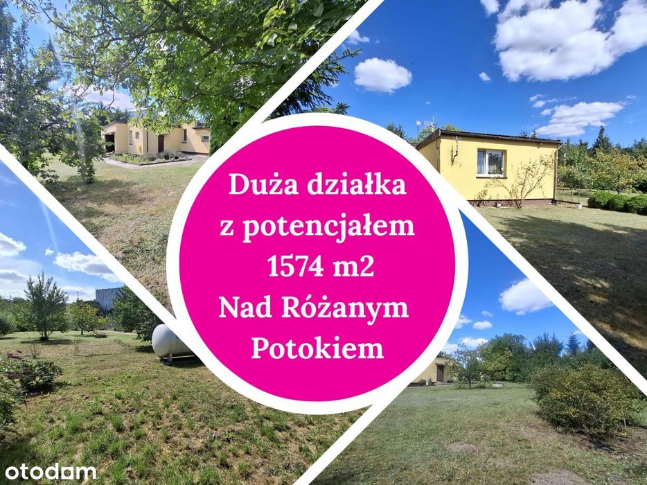 Duża działka z domem, super lokalizacja