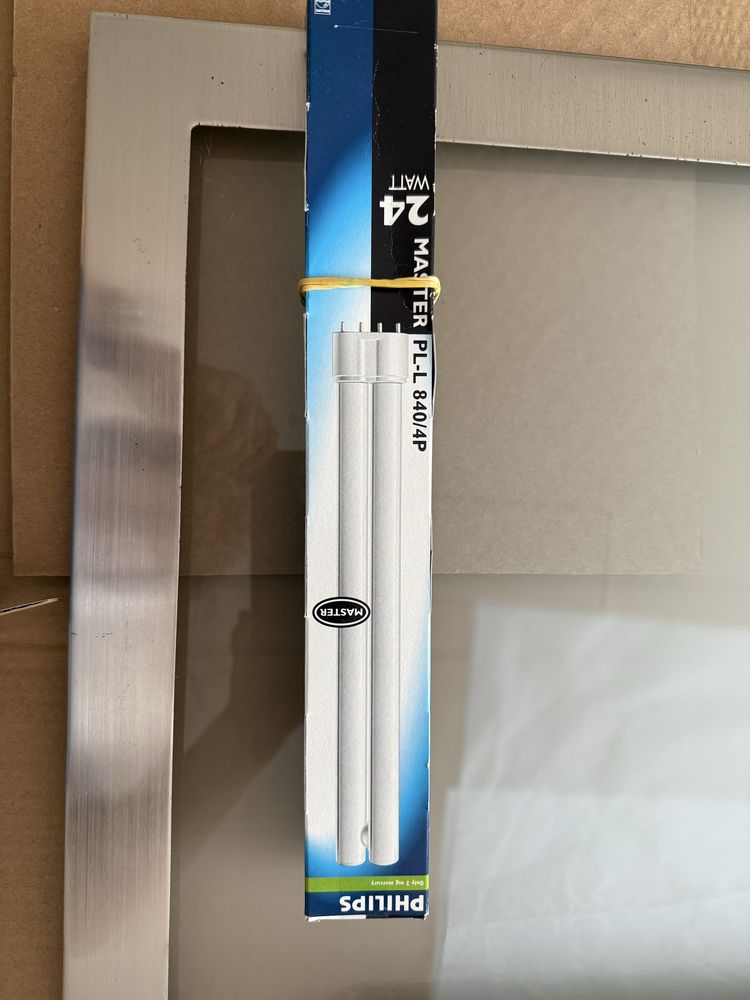 Luz de Tecto para Cozinha em Inox - 3 Lâmpadas de 24 Watt