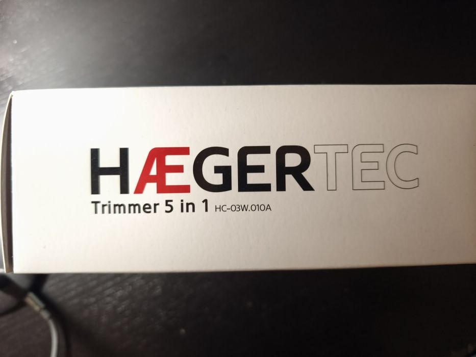 Máquina nova Haeger  cortar cobelo e barba 5 em 1
Nova cx selada por