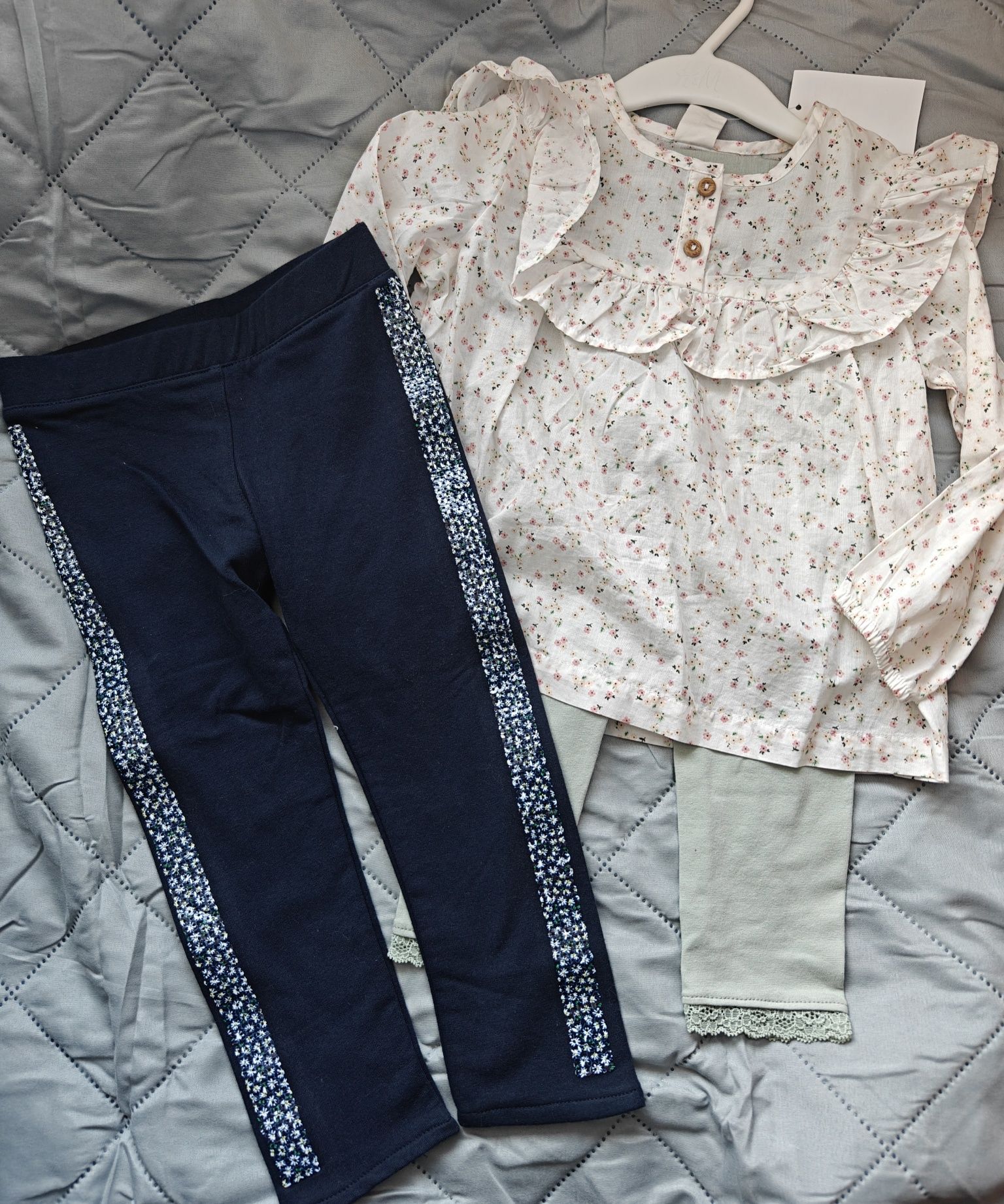 Nowe Paka ubranek dla dziewczynki rozm 92cm h&m reserved I inne