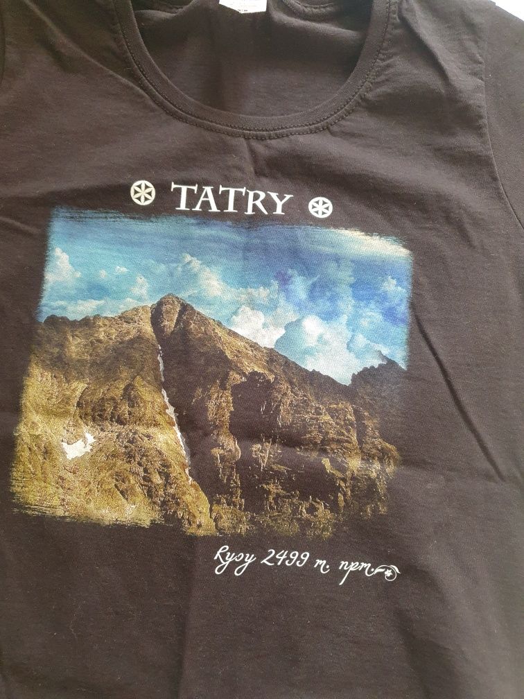 Tshirt z motywem Tatr /Rysy/ rozm. M