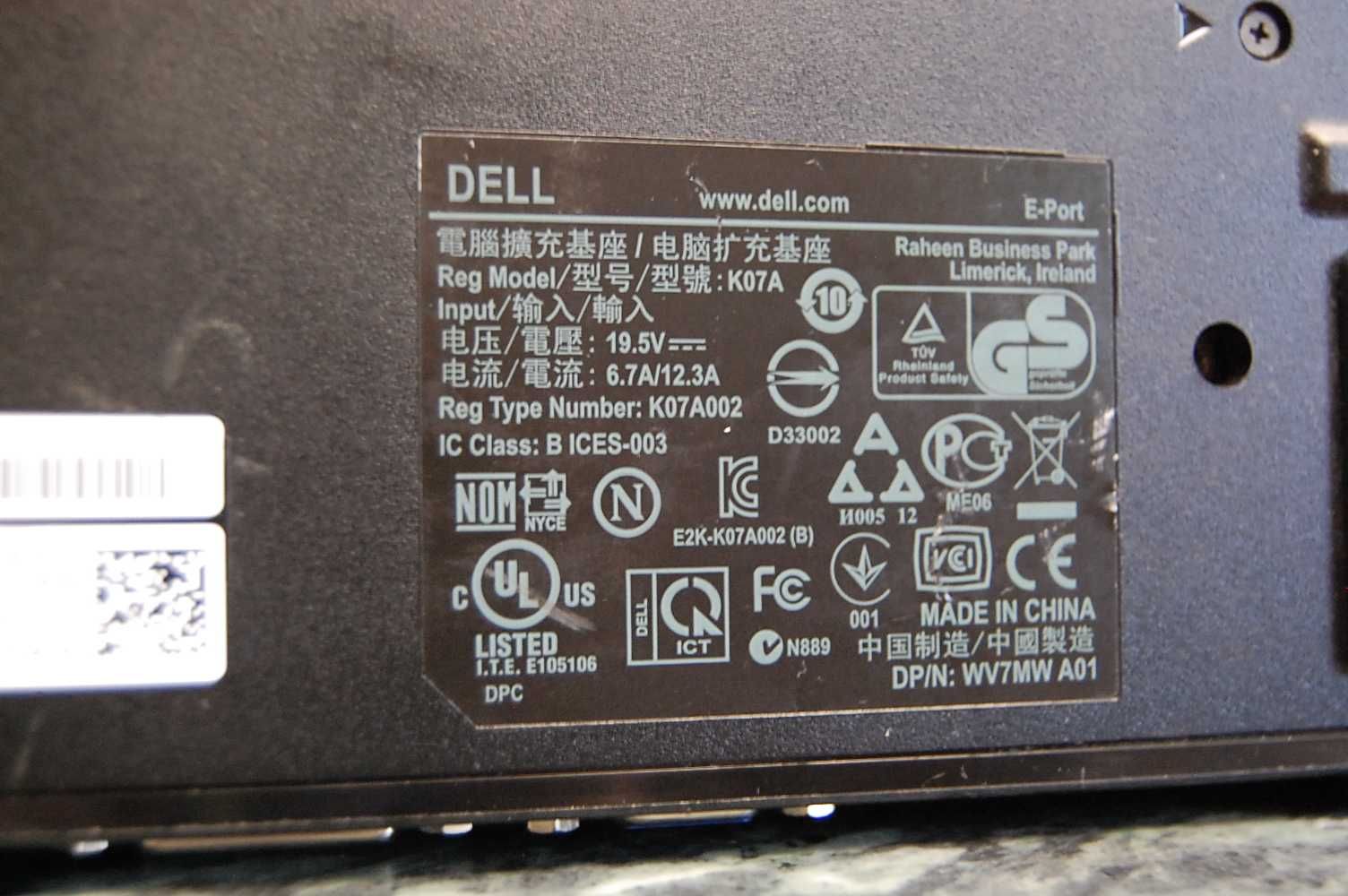 Дoк-cтaнція DELL K07A002 USB 3.0 ОЛХ доставка!