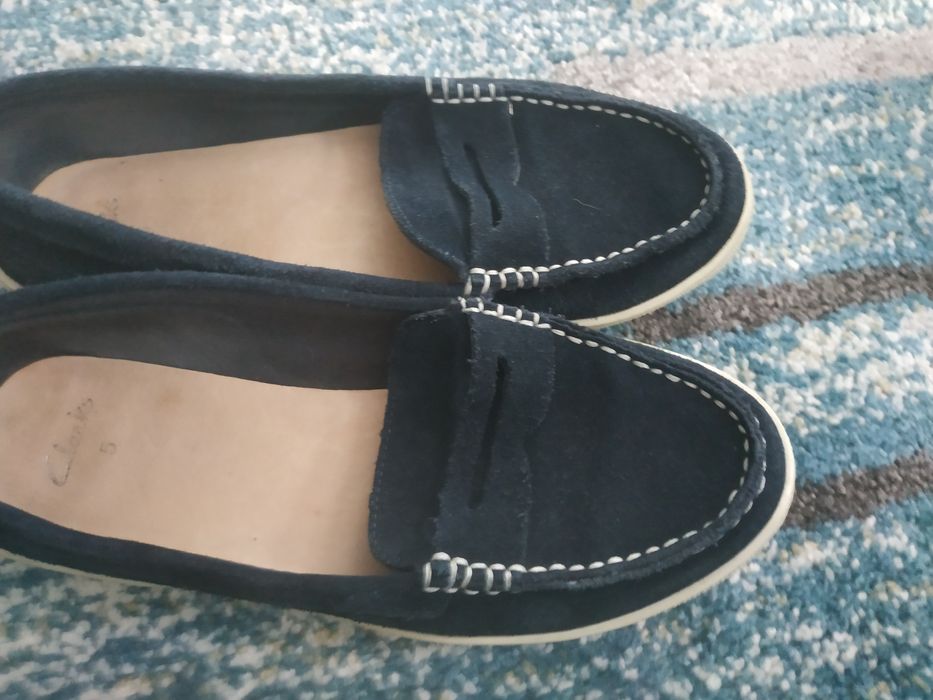 Clarks mokasyny damskie skórzane 38
