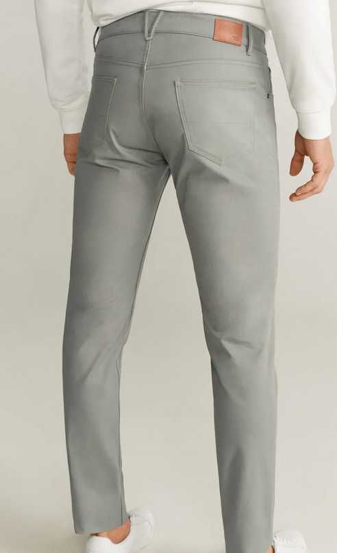 Spodnie jeansy męskie slim fit - 42 - Mango - nowe